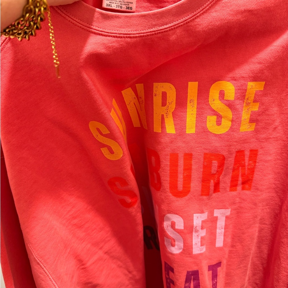 Sunrise Burn Sunset Graphic Sweatshirt
